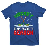 Christmas Hockey My Favorite Season Hockey Player Winter Cool Gift T-Shirt