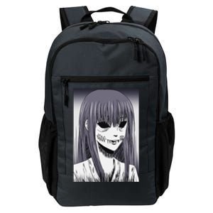 Creepy Horror Manga Anime Woman Eyes Halloween Art Gift Daily Commute Backpack