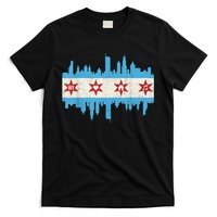 Chicago House Music Vintage Chicago Flag T-Shirt