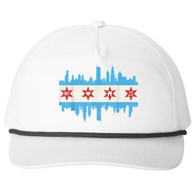 Chicago House Music Vintage Chicago Flag Snapback Five-Panel Rope Hat