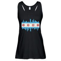 Chicago House Music Vintage Chicago Flag Ladies Essential Flowy Tank