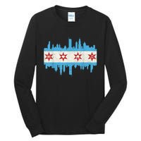 Chicago House Music Vintage Chicago Flag Tall Long Sleeve T-Shirt