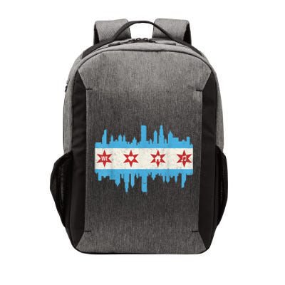 Chicago House Music Vintage Chicago Flag Vector Backpack