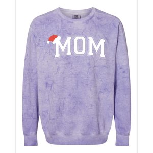 Christmas Holiday Mom Matching With Dad Matching Family Colorblast Crewneck Sweatshirt