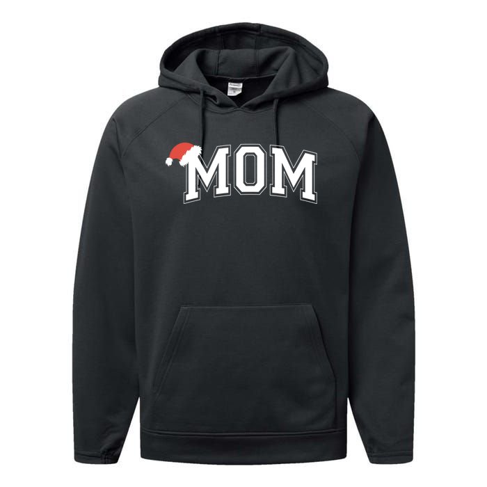 Christmas Holiday Mom Matching With Dad Matching Family Performance Fleece Hoodie