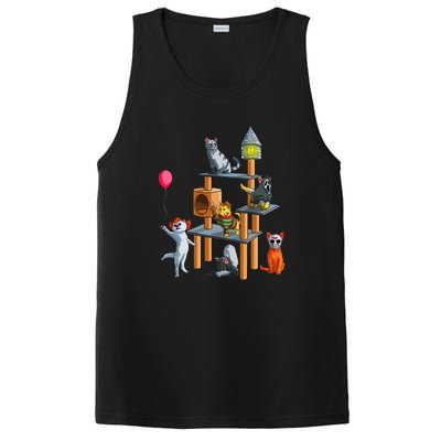 Cat Horror Movies Cute Halloween For Cat Kitty PosiCharge Competitor Tank