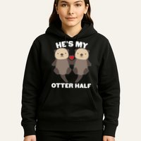 Cute He's My Otter Half Matching Couples Shirts Hoodie