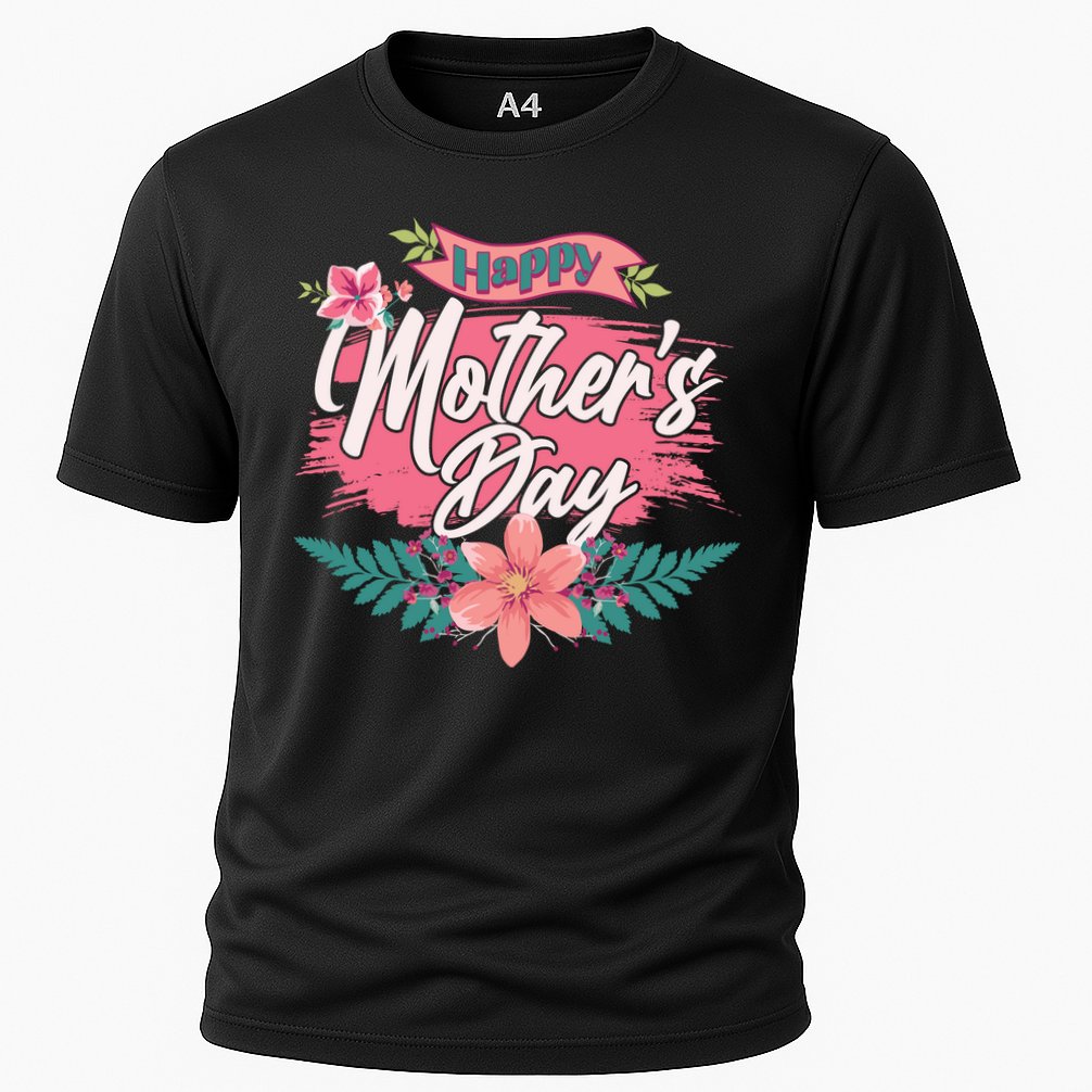 Cute Happy Mother's Day Cooling Performance Crew T-Shirt