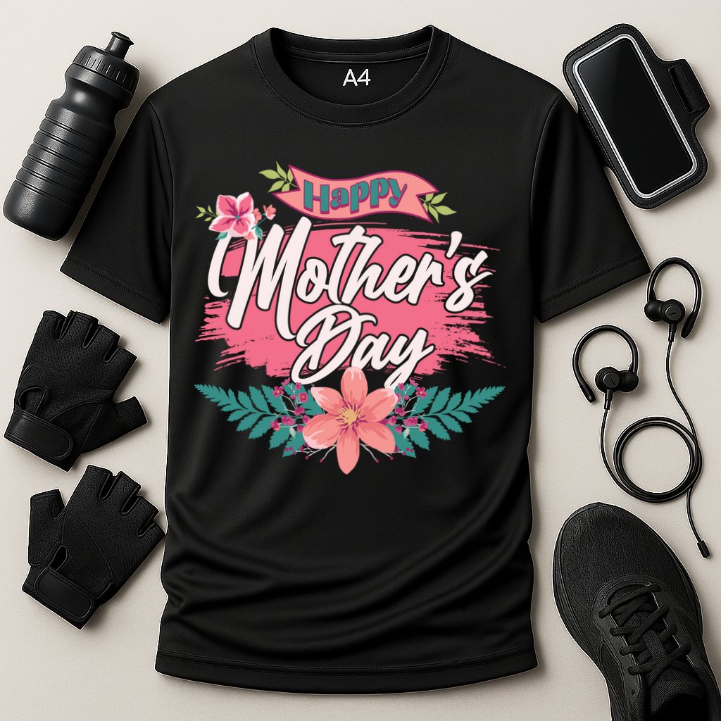 Cute Happy Mother's Day Cooling Performance Crew T-Shirt