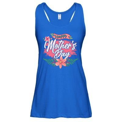 Cute Happy Mother's Day Ladies Essential Flowy Tank