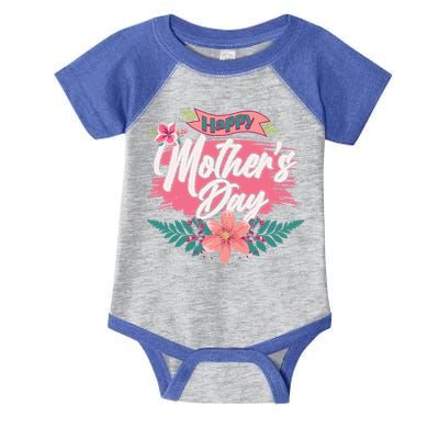 Cute Happy Mother's Day Infant Baby Jersey Bodysuit