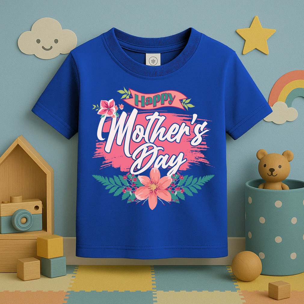 Cute Happy Mother's Day Toddler T-Shirt