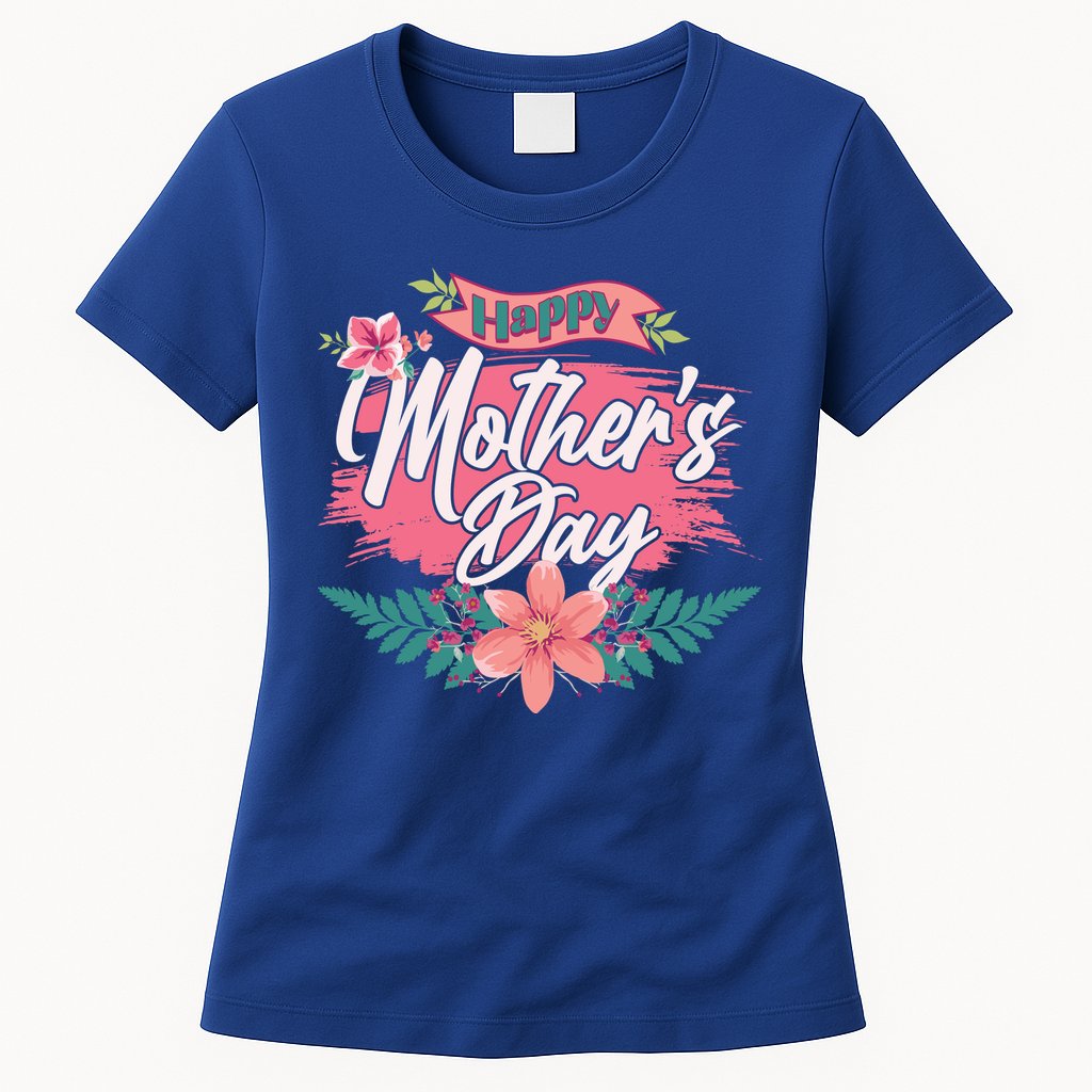 Cute Happy Mother's Day Womens T-Shirt