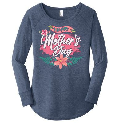 Cute Happy Mother's Day Women's Perfect Tri Tunic Long Sleeve Shirt