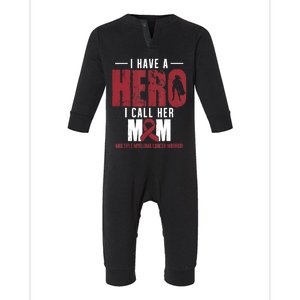 Call Her Mom Multiple Myeloma Cancer Awareness Support Infant Fleece One Piece