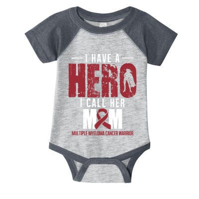 Call Her Mom Multiple Myeloma Cancer Awareness Support Infant Baby Jersey Bodysuit