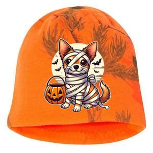 Chihuahua Halloween Mummy Cute Chihuahua Funny Gift Kati - Camo Knit Beanie