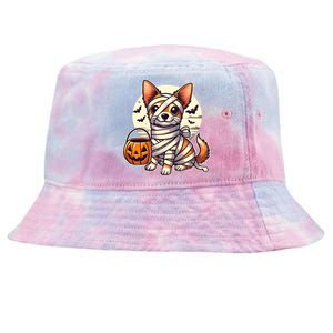 Chihuahua Halloween Mummy Cute Chihuahua Funny Gift Tie-Dyed Bucket Hat