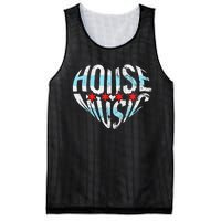 Chicago House Music I Love House Music Dj Mesh Reversible Basketball Jersey Tank