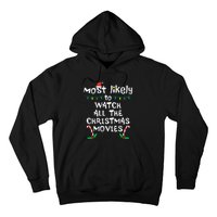 Cozy Holiday Movie Time Festive Family Matching Hoodie