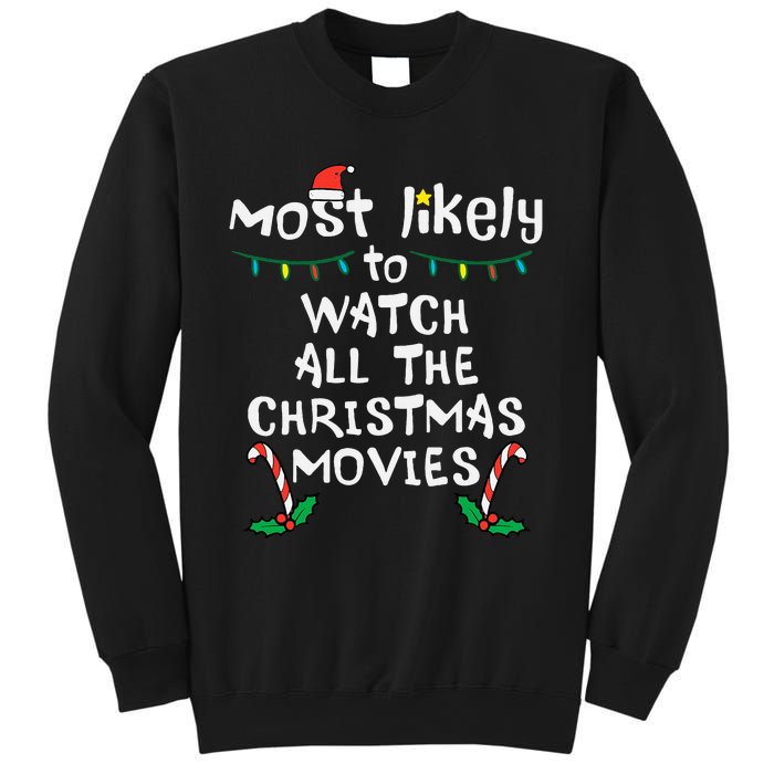 Cozy Holiday Movie Time Festive Family Matching Sweatshirt