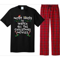 Cozy Holiday Movie Time Festive Family Matching Pajama Set