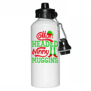 Cotton Headed Ninny Muggins ELF Christmas Xmas Holiday Aluminum Water Bottle