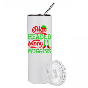 Cotton Headed Ninny Muggins ELF Christmas Xmas Holiday Stainless Steel Tumbler