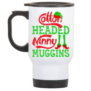 Cotton Headed Ninny Muggins ELF Christmas Xmas Holiday Stainless Steel Travel Mug