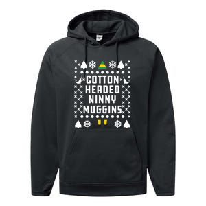 Cotton Headed Ninny Muggins Christmas Performance Fleece Hoodie