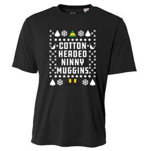 Cotton Headed Ninny Muggins Christmas Cooling Performance Crew T-Shirt