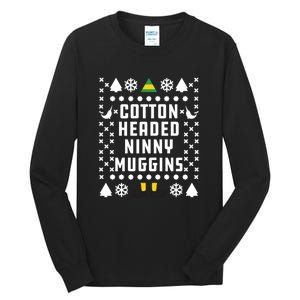 Cotton Headed Ninny Muggins Christmas Tall Long Sleeve T-Shirt