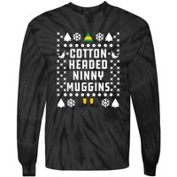 Cotton Headed Ninny Muggins Christmas Tie-Dye Long Sleeve Shirt