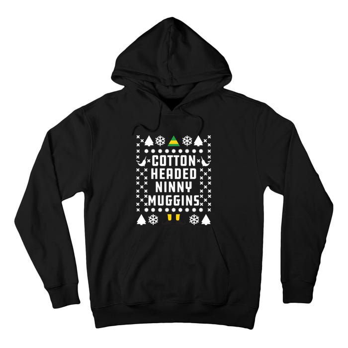 Cotton Headed Ninny Muggins Christmas Tall Hoodie