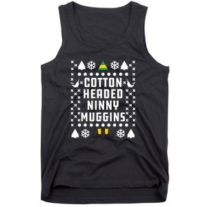 Cotton Headed Ninny Muggins Christmas Tank Top