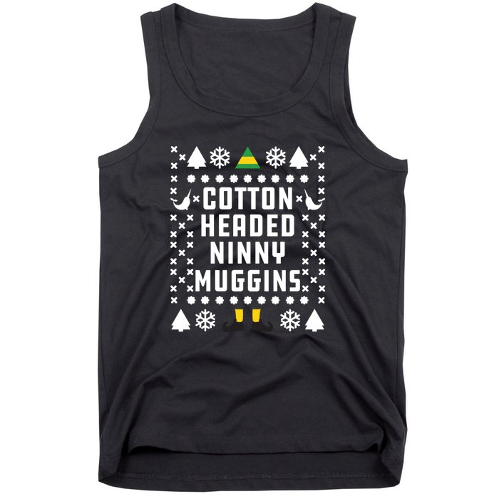 Cotton Headed Ninny Muggins Christmas Tank Top