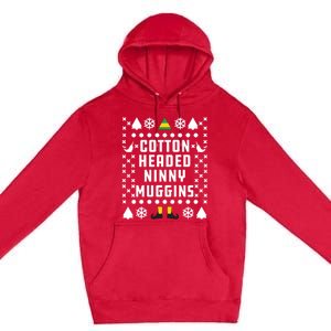 Cotton Headed Ninny Muggins Christmas Premium Pullover Hoodie