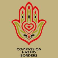 Compassion Has No Borders Button