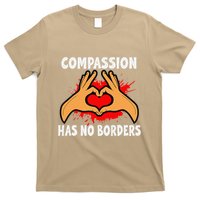 Compassion Has No Borders Unity And Kindness Design T-Shirt