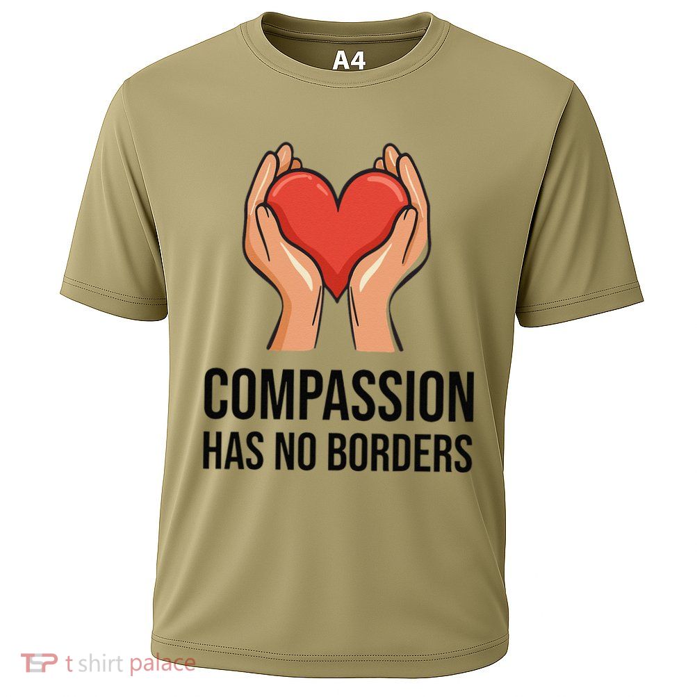 Compassion Has No Borders Cooling Performance Crew T-Shirt