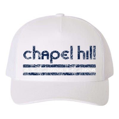 Chapel Hill North Carolina Retro Vintage Throwback Yupoong Adult 5-Panel Trucker Hat