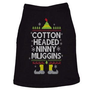 Cotton Headed Ninny Muggins! Funny Christmas Elf Doggie Tank