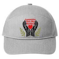 Compassion Has No Borders 7-Panel Snapback Hat