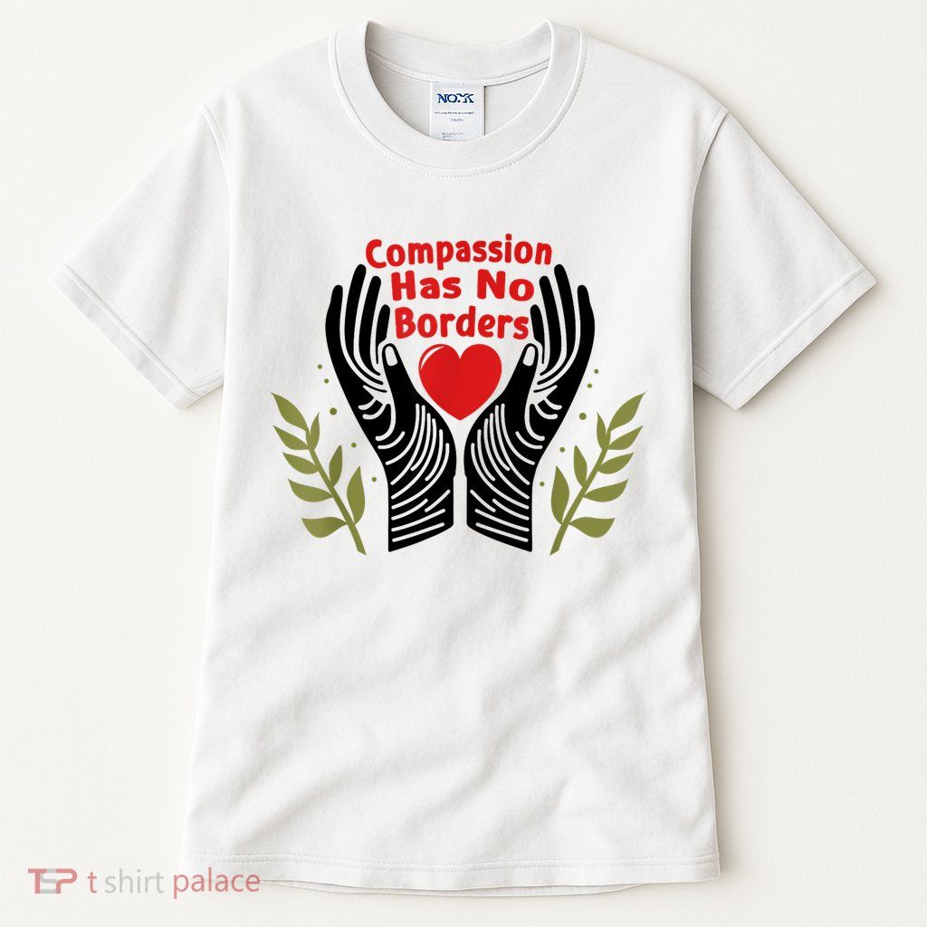 Compassion Has No Borders Tall T-Shirt