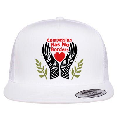 Compassion Has No Borders Flatbill Hat