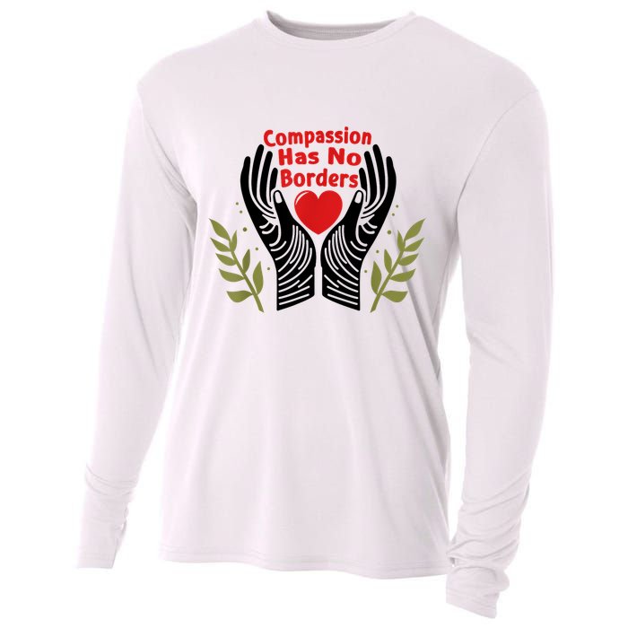Compassion Has No Borders Cooling Performance Long Sleeve Crew