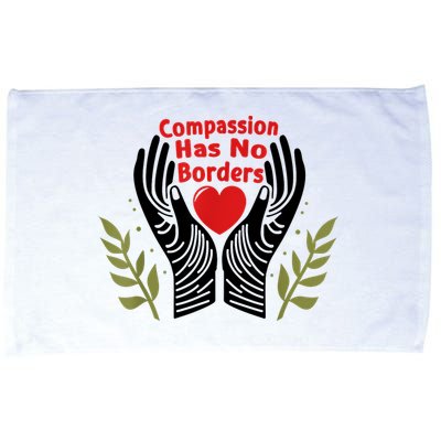Compassion Has No Borders Microfiber Hand Towel