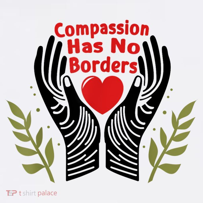 Compassion Has No Borders Short Acrylic Beanie
