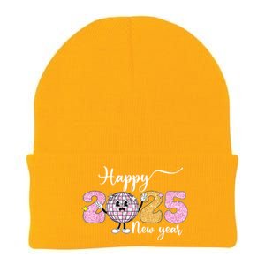 Cute Happy New Year 2025 Party Family Matching Gift Knit Cap Winter Beanie