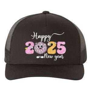 Cute Happy New Year 2025 Party Family Matching Gift Yupoong Adult 5-Panel Trucker Hat